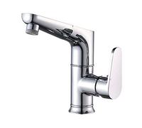 SLCHJX Mixer Tap Copper Cold Heat Basin Faucet Take A Shower Shower Tap Dual Use Wash Basin Mixing Valve Water-tap Rotate Pull Lifting Taps