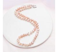 SLCHJX Natural Freshwater Pearl Necklace Vintage Baroque Jewelry for Women Trend Gifts for The New Year Gift