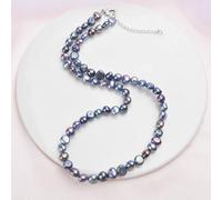 SLCHJX Natural Freshwater Pearl Necklace Vintage Baroque Jewelry for Women Trend Gifts for The New Year Gift