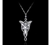 SLCHJX Necklace The Elves Princess Fashion Crystal Silver Color Cubic Zirconia Stone Pendant For Women Wedding Gift