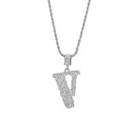 SLCHJX Personalized Hip Hop Pendant Necklace Punk Necklace Christmas Ins Style Unisex Birthday Gift Simple Light Luxury Jewelry
