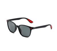 SLCHJX Retro Rice Nails Sunglasses Colorful Mercury Sunglasses Men's Black Versatile Outdoor Driving Glasses