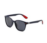 SLCHJX Retro Rice Nails Sunglasses Colorful Mercury Sunglasses Men's Black Versatile Outdoor Driving Glasses