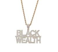 SLCHJX Simple Necklace Personalized With Zircon Letter Pendant Ins Style Hip Hop Necklace Unisex Personalized Valentine's Day Gift