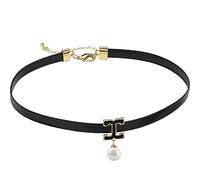 SLCHJX Temperament Elegant Lady Letter Necklace Round Imitation Pearls Pendant New Trends In Fashion Jewlery Party Gift