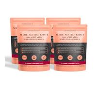 SLCre® Creatine Gummies for Women x 480 Gummies (4 Packs of 120) - 5g Micronized Creatine per serving w/Collagen, Keratin, Hyaluronic Acid, Biotin & Vit C - Hair, Skin & Wellness - Enhanced Absorption