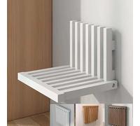 SLDAGe Folding Solid Wood Shower Bench Seat Wall Mounted Chair for Easy Installation and High Load Capacity,White