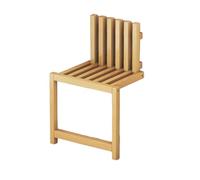 SLDAGe Wooden Entryway Chair with Supporting Legs, Hidden Footstool