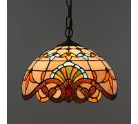 -Sle Baroque Chliers, Stained s E27 nt Light Fixtures for Living Room, Bedroom, Dining Room, Hallway - 40cm x 30cm x 16cm