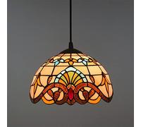 -Sle Baroque Chliers, Stained s E27 nt Light Fixtures for Living Room, Bedroom, Dining Room, Hallway - 40cm x 30cm, 16cm Ele Design