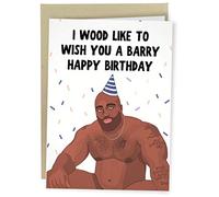 Sleazy Greetings Funny Birthday Card Meme For Him Or Her | Barry Wood Happy Birthday Card
