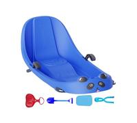 Sled - Built-in Backrest Sport Supplies - Sled with Built-in Brake - for Snowy Hills Park Backyard Playground Boys Girls Children Preschoolers