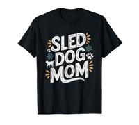 Sled Dog Mom Alaskan Malamute Working Breed Parent Heritage T-Shirt