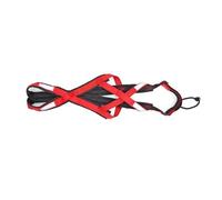 Sled Dog Pulling Car Leash Waterproof Night Reflective Dog Chest Harness Big Large Dog Weighted Rally Vest Pet Training Supplies for Sledding, Hiking(Red,Chest 55 to 75cm)