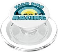 Sled Dog Racing mushing Huskies Sledge Musher Alaska PopSockets PopGrip for MagSafe