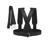 Sled Harness Tire Pulling Speed Resistance Power Belt Adjustable Weight Trainer with Pull Strap sled pulling harness