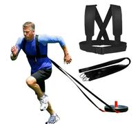 Sled Harness Vest Waist Belt Strength & Power Training Belt Weight Training Resistance Belt Workout Harness Speed Trainer Weighted Resistance Band Rope Kit Sprinting Resistance Speed Band Adjustable
