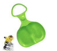 Sled Outdoor Winter Sledding Supplies Slider Handle Design | Durable Cold-Weather Riding Board Recreation Gear For School Backyard Family Adults Teens Visitors Resort Mountain Park Beach Law