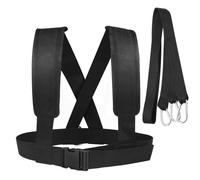 Sled Pull Harness - Multipurpose Workout Resistance Trainer, Heavy Duty Weight Bearing Vest, Adjustable Nylon Waist Fitness Strap, Physical Strength Conditioning Gear - For Running Agility Speed
