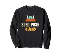 Sled Push Club Functional Fitness Gym Workout Race Training Sweatshirt