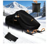 Sled Ski Cover Custom Fit for Ski-Doo Summit 50TH Anniversary 154 800R Power, Snowmobile Covers, 600D Heavy Duty Durable Waterproof Snowmobile Cover