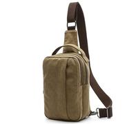 SLEDEZ Casual Chest Bags Canvas Bag Men's Chest Bag Street Casual Slant Backpacks(Color 1)