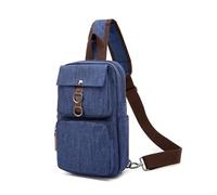 SLEDEZ Casual Chest Bags Men's Chest Bag Single Shoulder Slant Backpack Multicolor Available(Blue)