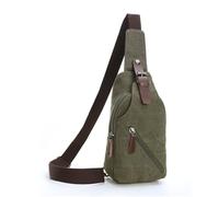 SLEDEZ Casual Chest Bags Men's Single Shoulder Slant Backpack Canvas Chest Bag Outdoor Street Casual Chest Bag(Colour 3)