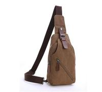 SLEDEZ Casual Chest Bags Men's Single Shoulder Slant Backpack Canvas Chest Bag Outdoor Street Casual Chest Bag(Colour 5)