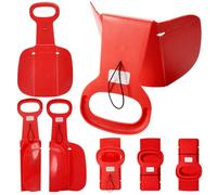Sledge Bobs, Foldable Snow Sledge Board, Popo Slider with Handle, Steering Sledge, Sand Grass Sledge, Creative Gift