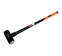 Sledge Hammer 12lb Fibreglass Handle Club Lump Hammer Rubber Grip CT0897
