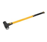 Sledge Hammer 16LB (7.3KG), Drop-Forged, Heat-Treated & Hardened Carbon Steel Head, Nylon & Fibreglass Ergonomic Soft-Grip Handle, 1 in Pack