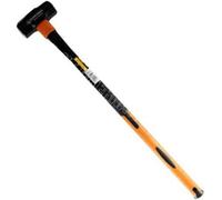 Sledge Hammer Long Handle Grip With Fibreglass Rubber Shaft Diy Hardware 8Lb