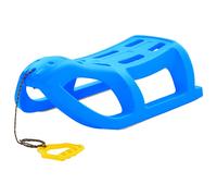 Sledge Polypropylene Toboggan Sleigh Snowracer Snow Scooter Blue/Red vidaXL