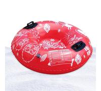 Sledge Snow Tubes - 40 Inch Inflatable Snow Sledge, Durable Winter Tube Slide for Heavy Loads, Comfortable Inner Tube with Portable Quick Inflating Tow Rope for Fam