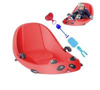 Sleds For Kids - Winter Sport With Backrest | Snow Sled | Fun Sliding For Built-In Brake Sled F́or Ergonomic Śled | Built-In Brake Kids Snow Šled F̀or Boys Girls Preschoolers Park Backyard Playground