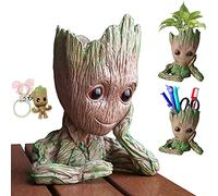 SLEEC Baby Groot Plant Pot, Baby Groot Gifts, Groot Figure, Groot Flower Pot Groot Pen Holder Succulent Plant Pot Groot Teddy Baby Groot Plant Pot Kids Groot Toy Planter Groot Keyring Cute Plant Pot