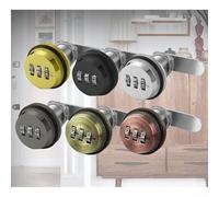 Sleek 3 Digit Combination Locker Solution Perfect for Organizing Tools or Personal Items in Various Settings (Red bronze)