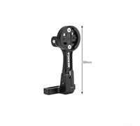 Sleek Aluminium Alloy Bike Computer Mount and Light Holder Compatible with Popular Brands like For Garmin For Bryton For Wahoo For Cateye (B)