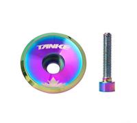 Sleek Aluminium Oil Slick Headset Stem Top Cap bolt 18 MTB, Commuter, Quick Installation (C)