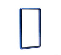 Sleek Aluminum and Tempered Glass Collector Case for PSA Certified Sports Cards, Scratch Resistant Secure Holder for Standard Size, Portable Display Box(blue)