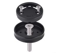 Sleek Aluminum Bicycle Computer Mounting System Including a Bowl Cover Compatible with All Popular For Polar Models at 28 6mm Size