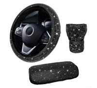 Sleek and Comfortable Steering Wheel Cover Kit with Armrest and Shift Knob for a Stylish Upgrade