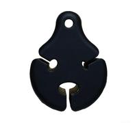 Sleek and Functional Luminous Fishing Rod Clips Designed to Hold Multiple Rods Securely While You Enjoy Your Day Out (Small size black)