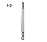 Sleek and Functional Magnetic Ball Head Hex Driver Bit Perfect at a Length of 100mm for Various Uses (H6)