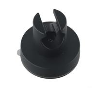 Sleek and Functional Shower Head Holder Using Advanced Suction Methods (Black )