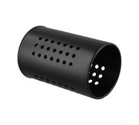 Sleek and Functional Stainless Steel Cutlery Stand Providing Optimal Storage Solutions for Every Kitchen (Black Small)
