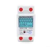Sleek and Functional The DDS1108 Single Phase LED Backlight LCD Power Meter at 60A Capacity (B)