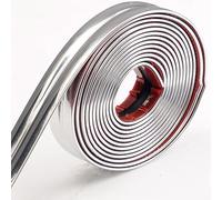 Sl nd Functional Upgrade Your Space with Our Waterproof PVC Decorative Edge Trim at 3 Metres (3 meters*2cm Silver)