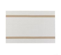 Sleek and Stylish Table Mat Set of 6 Nordic PVC Insulation for Home and Hospitality (White)
